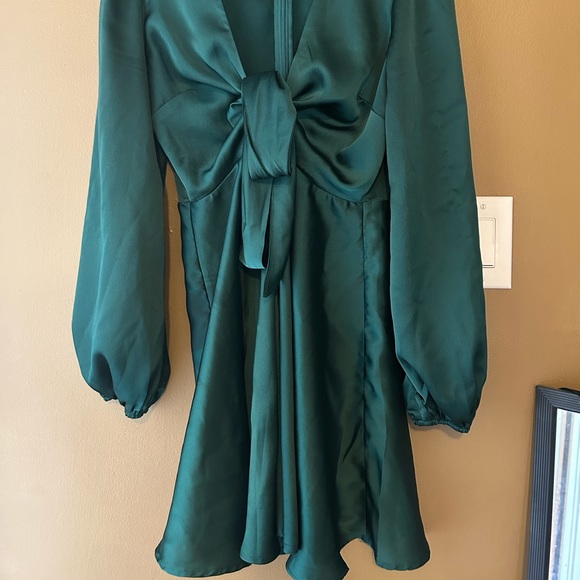 Honey - Millie Satin Skater Mini Dress - Picture 5 of 6